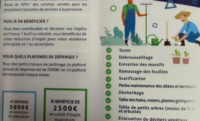 Réduction d'impôt Immédiate 50%, Barbezieux-Saint-Hilaire, PASSION FLEUR ET GAZON